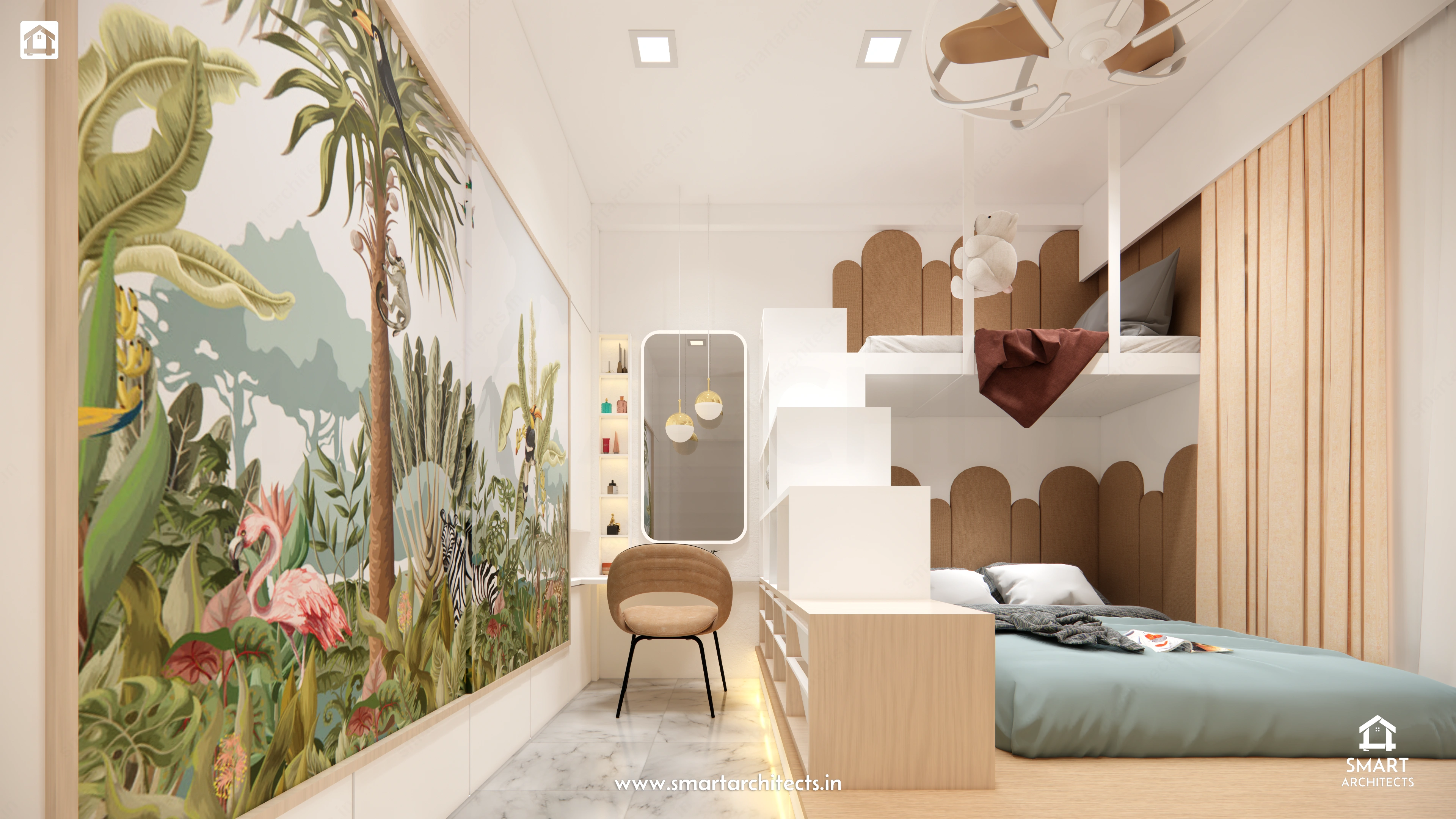 Bedroom design by Smart Architects